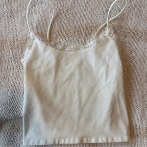 Garage Cream Lace Cami Top
